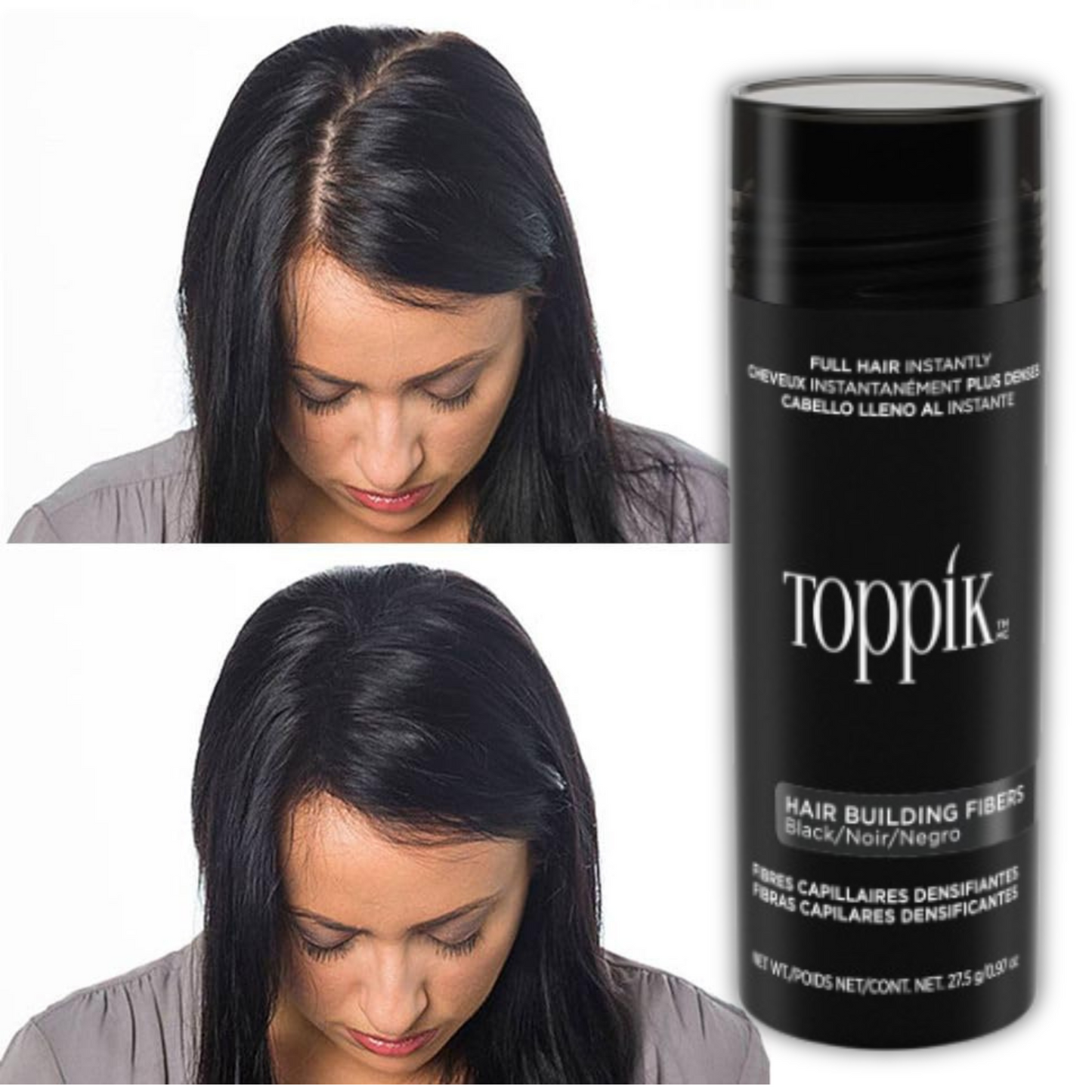 Οι ίνες άμεσης πύκνωσης μαλλιών της Toppik + ΔΩΡΕΑΝ δώρο